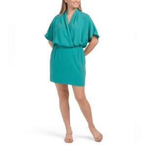 NWT - TRINA TURK Concourse Mini Dress Atlantic - Size XS